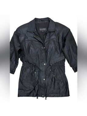 WILSONS LEATHER Vintage Retro Casual Winter Designer Jacket Coat Womens Large